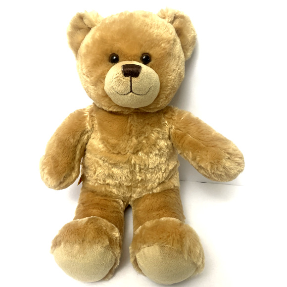 Build-A-Bear Brown Tan Teddy Bear Plush 16" Stuffed Animal Toy BAB Workshop - Picture 2 of 10